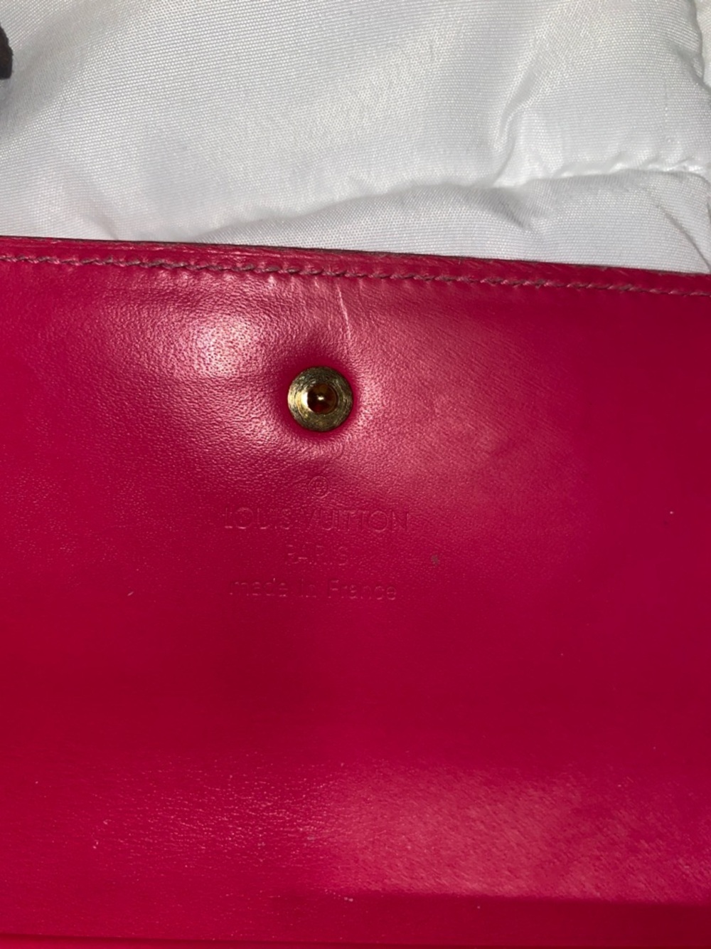 Louis Vuitton Fuchsia Vernis Monogram Continental Wallet - Picture 12 of 12